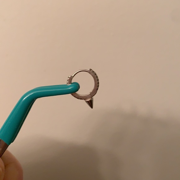 Maria Tash single Diamond white gold earring - Picture 3 of 5